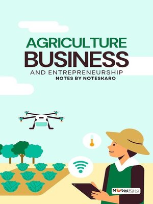 cover image of Agriculture Business and Entrepreneurship